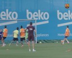 Messi sends LaLiga a warning with deadly finish in Barcelona training