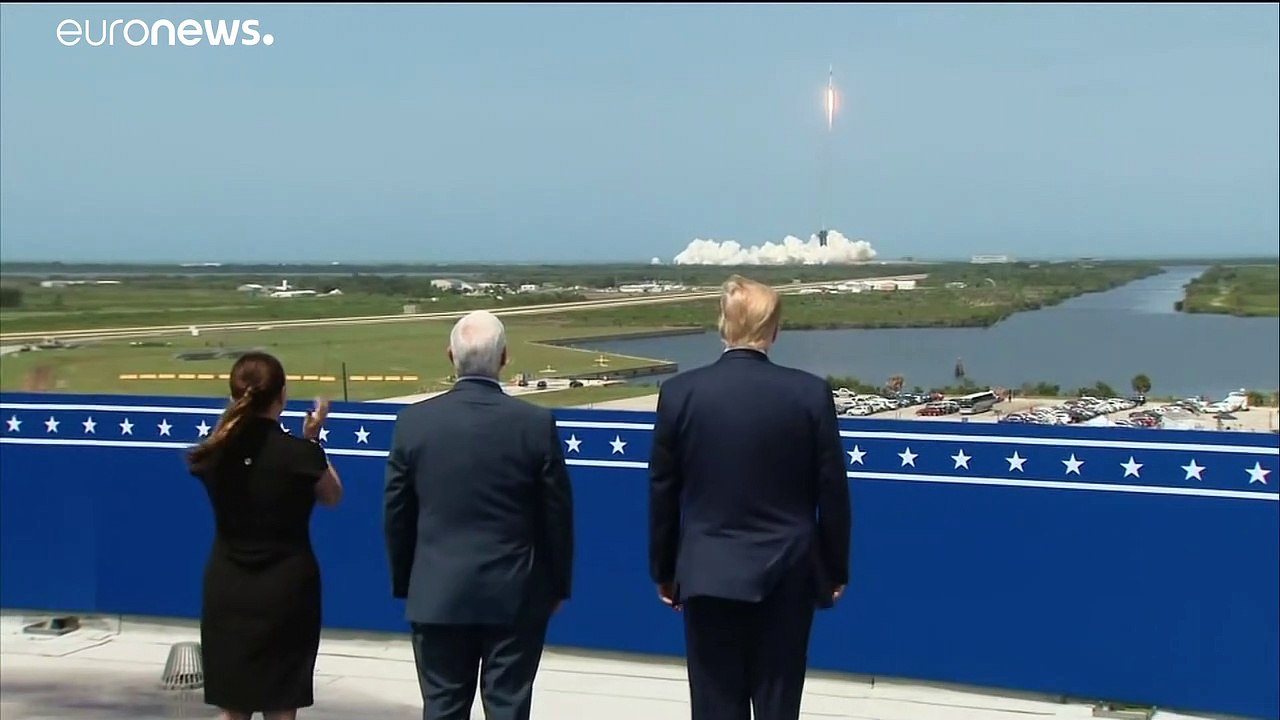 SpaceX: Historischer Raketenstart einer Falcon 9 von den USA zur ISS