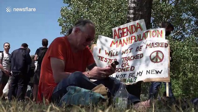 Corbyn Brother Arrested Again at Anti Coronavirus Vaccine Protest