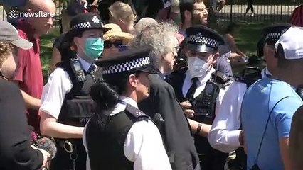 Jeremy Corbyn's brother arrested again at another anti-lockdown protest in London
