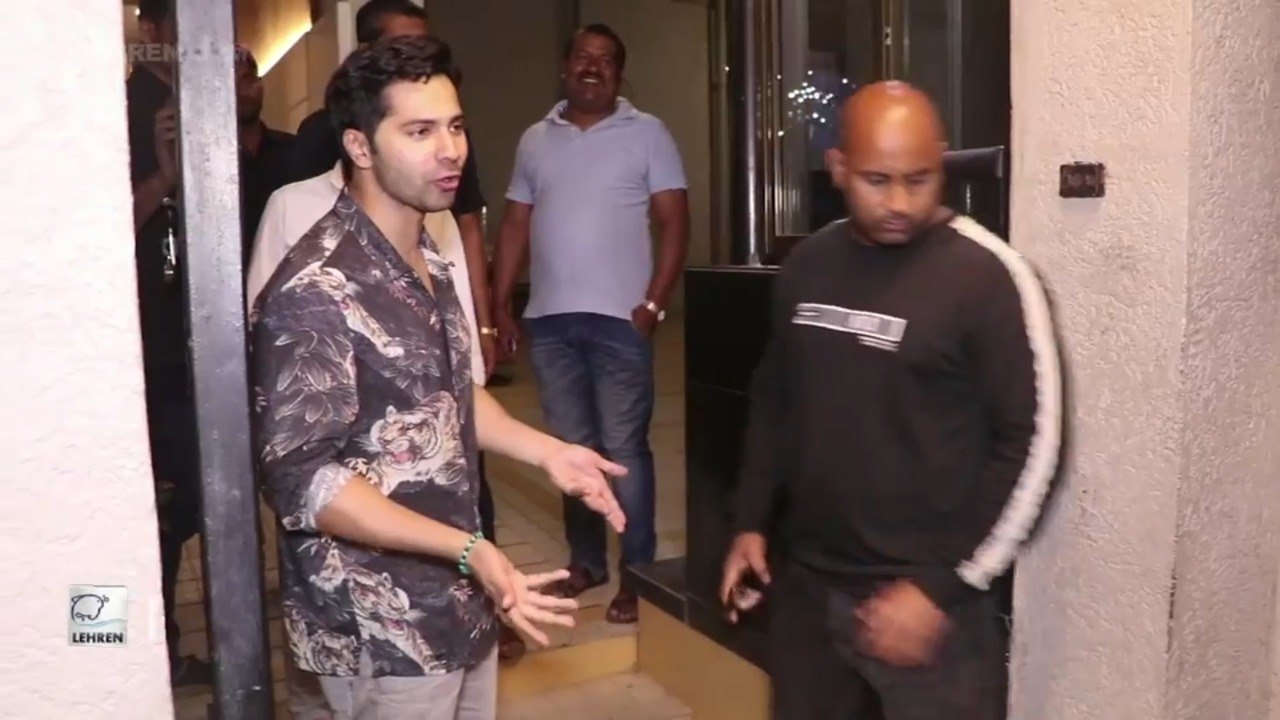 Varun Dhawan Gets Annoyed By Paparazzi Photographers