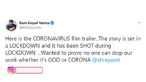 Trailer Of Ram Gopal Varma's Film 'Coronavirus' Released