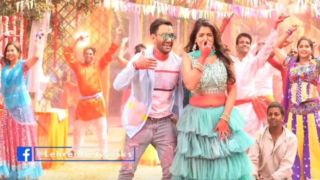 निरहुआ -आम्रपाली का नया होली धमाका 'रंग डलबा त देहब हजार गाली '