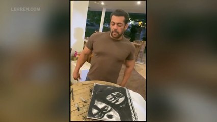 Salman Khan Draws A Beautiful Sketch Amid COVID-19 Lockdown