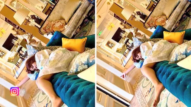 Khesari Lal की हीरोइन Sahar Afsha कैसे घर पर बिता रही है अपना समय