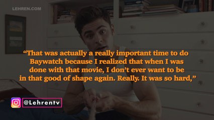 Zac Efron Spill Beans On Why He Doesnt  Want To Be In ‘Baywatch’ Shape