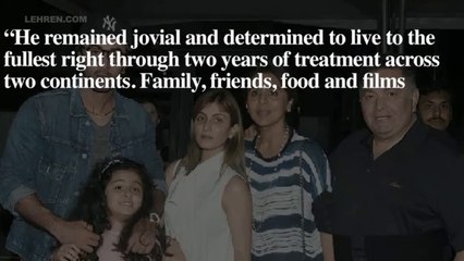 Here's What Rishi Kapoor Did In His 2 Years Of Treatment