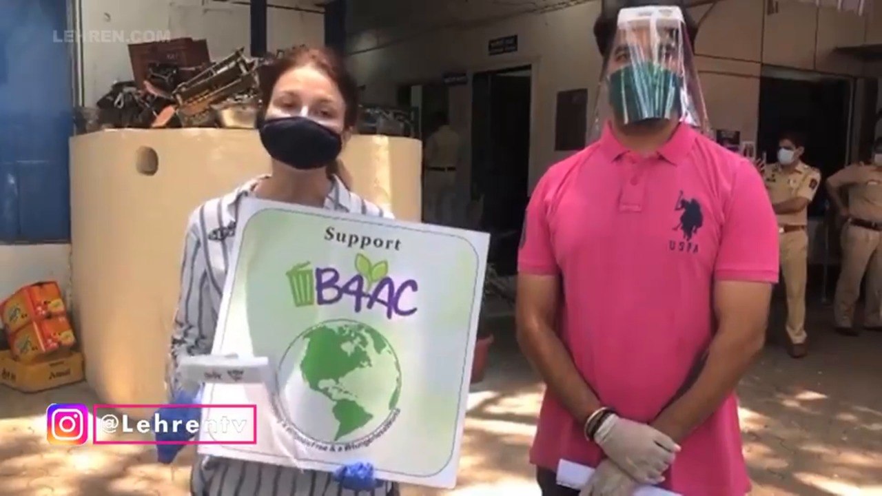 Saumya Tandon Successfully Distributes Face Shields And Masks To The Frontline Workers