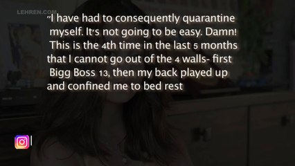 Here's Why Devoleena Is Fed Up Of Being Quarantined