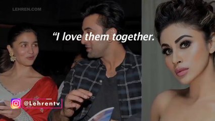 Mouni Roy's Cute Reaction On Alia Bhatt And Ranbir Kapoor's Chemistry