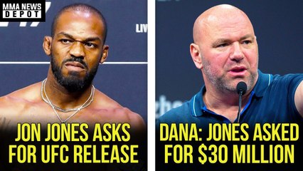 Jon Jones goes off on Dana White and asks for UFC release, Dana reveals Jones negotiations