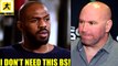 Jon Jones fires back at Dana White wants the UFC to release him from his UFC contract,Tyron Woodley