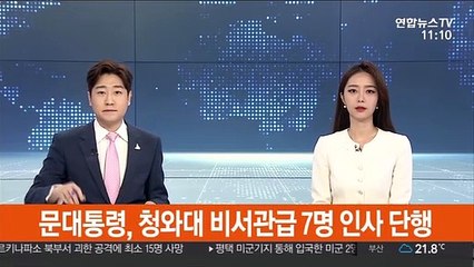 문대통령, 靑 인사 단행…탁현민 의전비서관 복귀