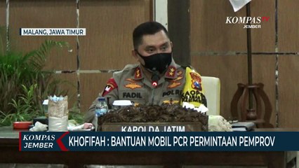 Khofifah : Bantuan Mobil Lab PCR Permintaan Pemprov Jatim