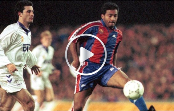 ¡Cátedra de Laudrup & Romario! Un pase y una definición antológica