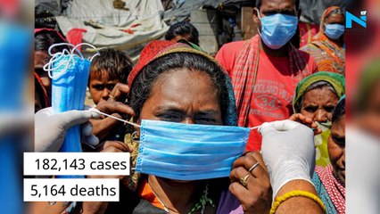 Coronavirus cases in India rise above 1.8 lakh after biggest one-day jump