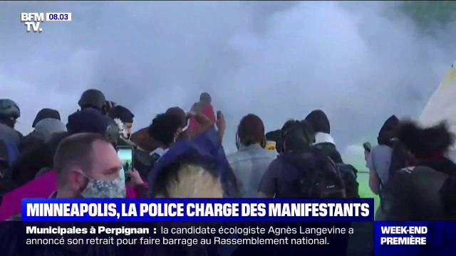 États-Unis: des heurts entre manifestants et policiers à Minneapolis