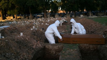 Brazil's coronavirus death toll now the world's fourth-highest