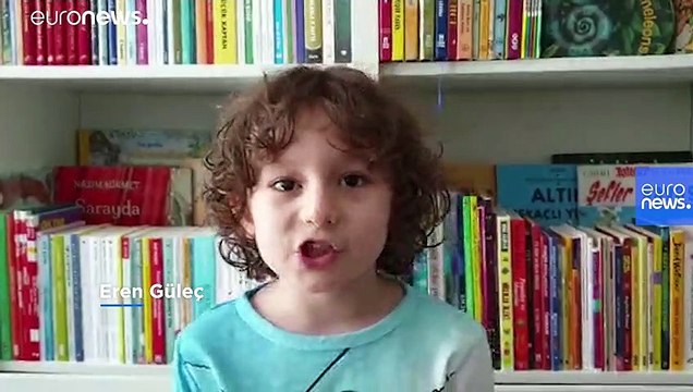 euronews'a rakip Çılgın Gazete : 7 yaşındaki Eren gazete çıkardı