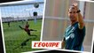 Cristiano Ronaldo martyrise un gardien à l'entraînement - Foot - WTF