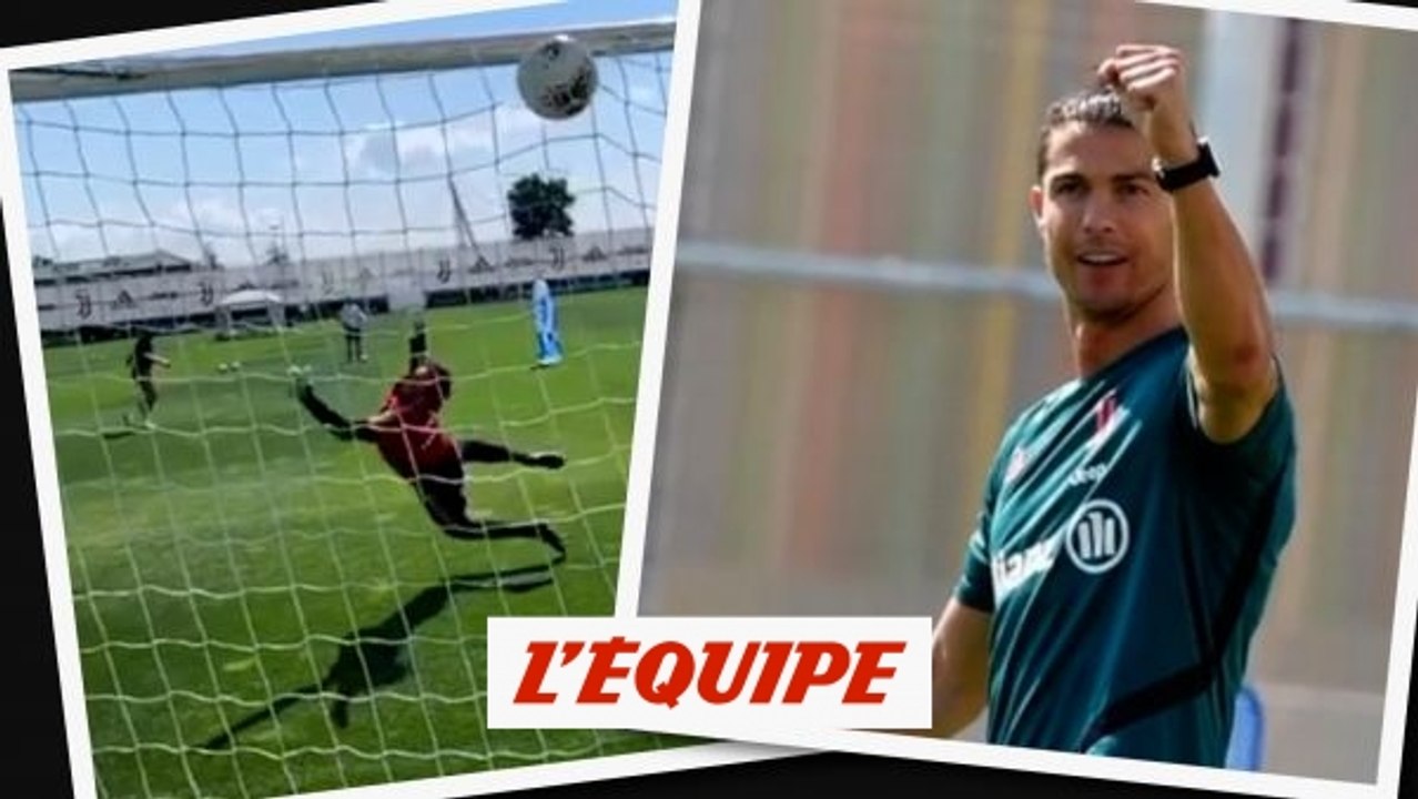 Cristiano Ronaldo martyrise un gardien à l'entraînement - Foot - WTF