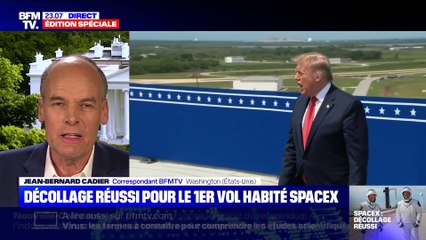 Décollage réussi pour le 1er vol habité SpaceX (2/3) - 30/05