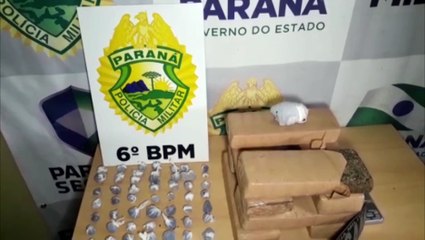 Traficante de 22 anos é preso pela ROCAM no Trevo Cataratas