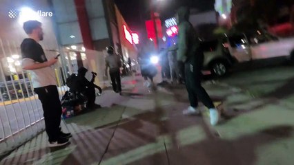 US Unrest: Looters raid Beverly Hills liquor store and steal ATM machine