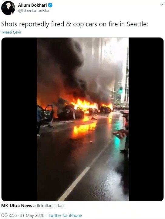 Amerika'da Protestolar Çığrından Çıktı