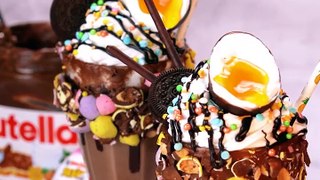 So Yummy Nutella Chocolate Milkshakes Recipes - Tasty Cake Decorating Ideas - Top Yummy