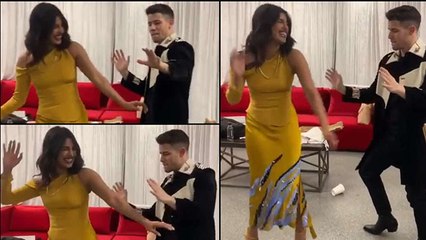 Priyanka Chopra ने पति संग लगाए पंजाबी ठुमके, Video  हुआ वायरल | FilmiBeat