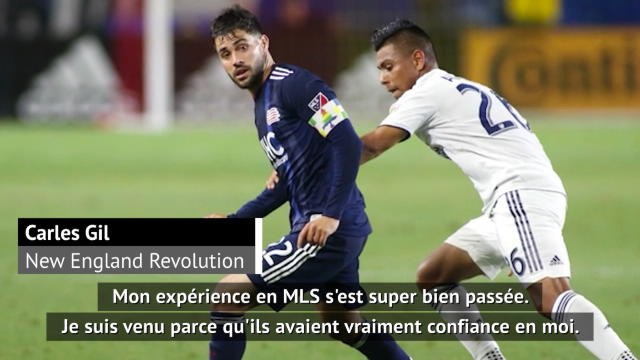 MLS - Gil (New England) : Un championnat meilleur que ce qu'on pense en Europe