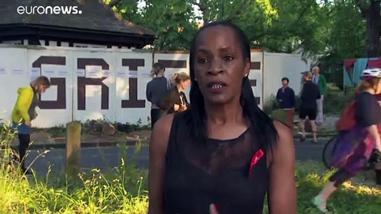 Trauerarbeit in london - nachbarschaft gedenkt opfern des coronavirus