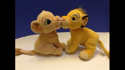 Disney Movie Lion King Simba and Nala Kissing Toys