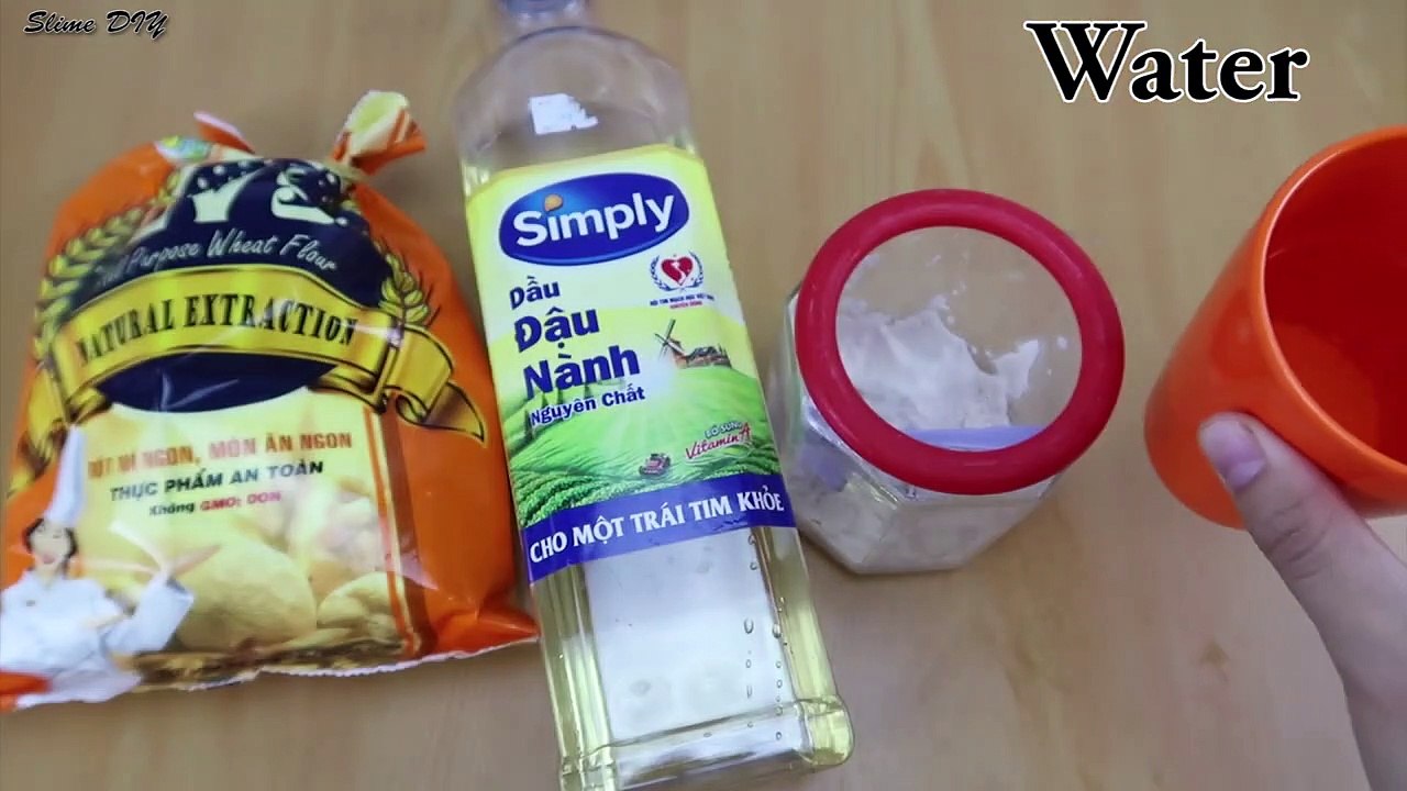 Testing Slime With Flour No Glue And Borax - Making Slime With Flour And Cooking Oil - Slime DIY