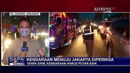 7.000 Kendaraan Diperiksa di Tol Jakarta-Cikampek Arah Jakarta