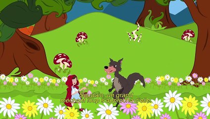 Le petit chaperon rouge  - dessin animé en français - conte pour enfants