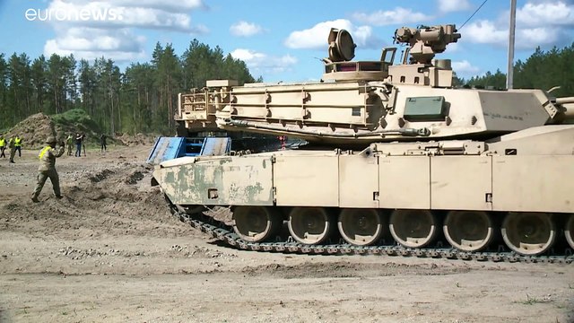Американские танки покидают Литву