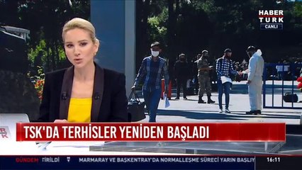 TSK'da terhisler başladı! Kışlalardan terhis olan askerler evlerine dönüyor