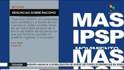Bolivia: diputados solicitan destitución del ministro Fernando Vázquez