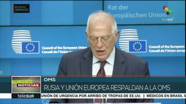 teleSUR Noticias: Rusia y la UE reiteran su respaldo a la OMS