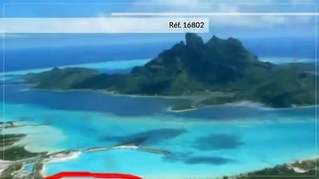 Terrain Magnifique plage de sable blanc voisin du st Regis Bora Bora