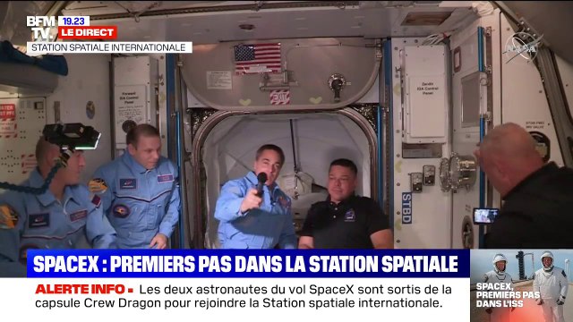 SpaceX: les astronautes sont arrivés dans l'ISS
