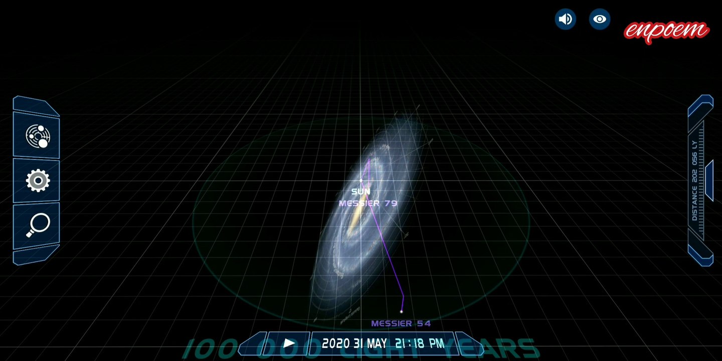 How the world Looks from 10000 light years?