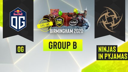 Dota2 - OG vs. Ninjas in Pyjamas - Game 1 - ESL One Birmingham 2020 - Group B - EU