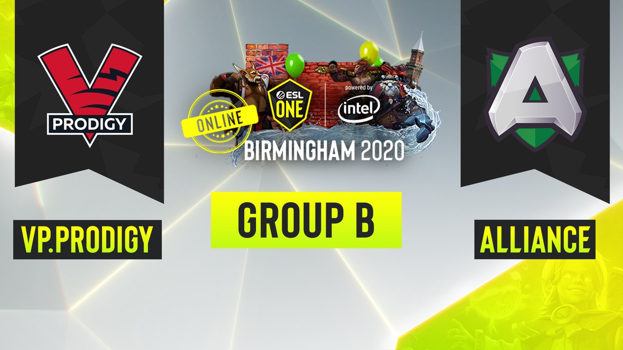 Dota2 - VP.Prodigy vs. Alliance - Game 2 - ESL One Birmingham 2020 - Group B - EU