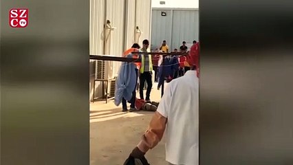 Kuveyt'ten gelen işçiden sarsıcı görüntüler! 'Acıyla kıvranarak öldü'