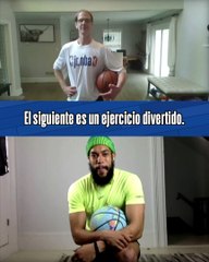 Jr. NBA at Home Workout Clip - Overtime Larry (Spanish Subtitles)