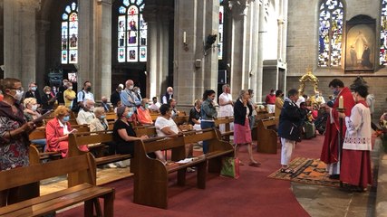 Premières messes avec du public à la basilique depuis trois mois