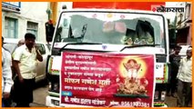 Pune artists sends Ganesha Idols to Sangli & Kolhapur for Flood Victims